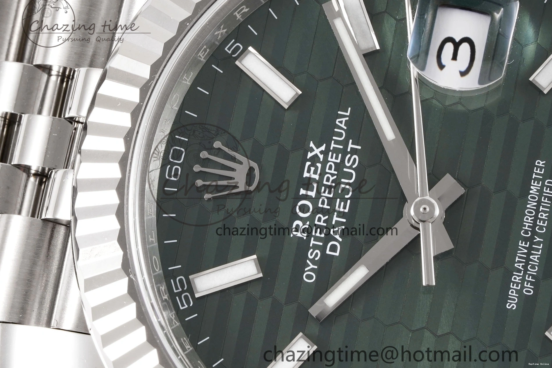 0218 DateJust 41 126234 Clean 1:1 Best Edition 904L Steel Green Textured Dial on Jubilee Bracelet VR OdorResistant 1995